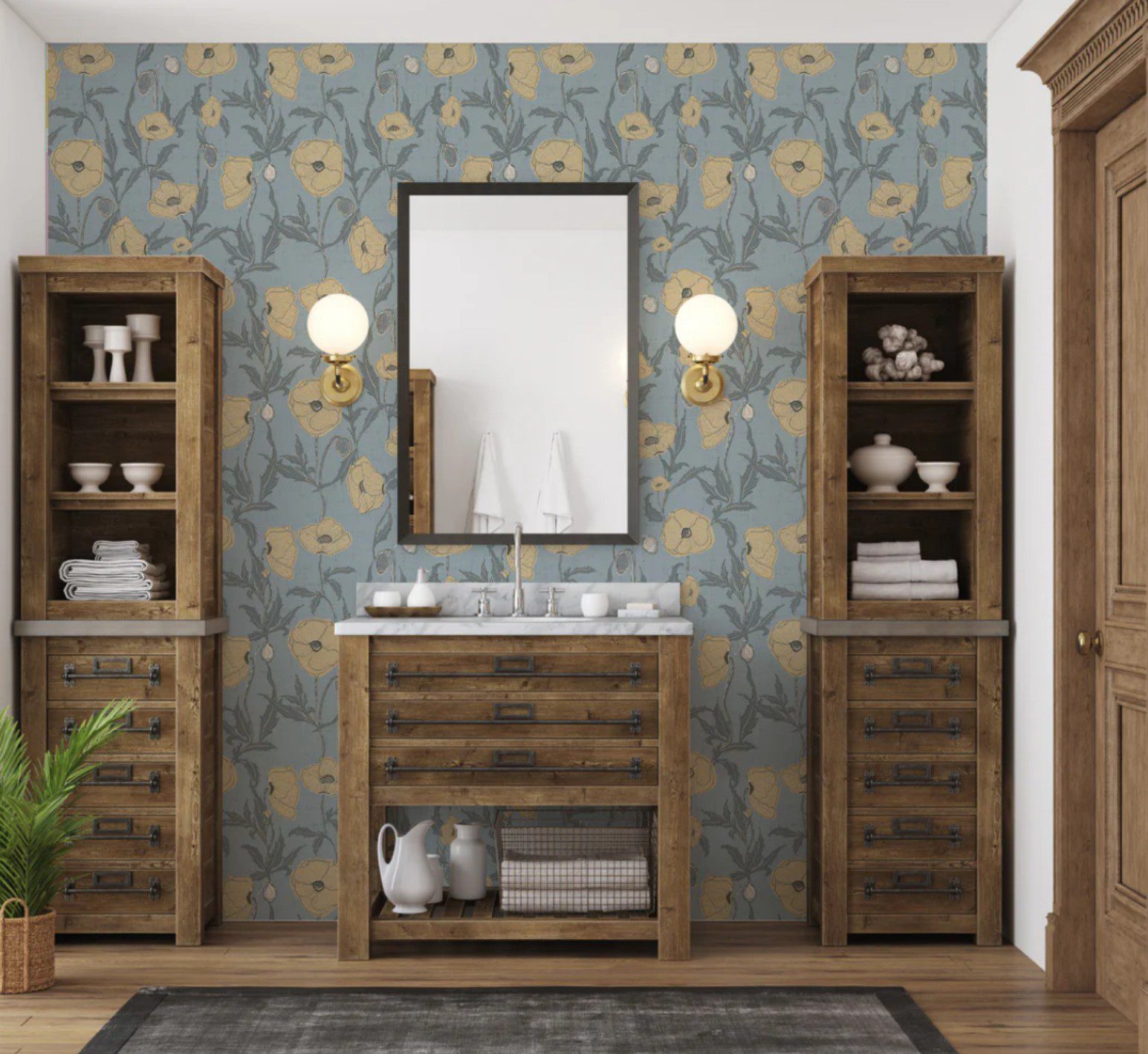 Loomwell Bathroom Wallpaper